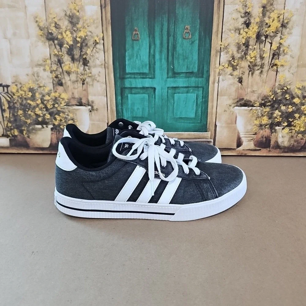 Adidas Daily 3.0 Men's Shoes Athletic Sneakers Canvas Skate FW7033 Size 11